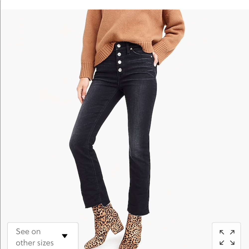 Kick out crop jeans in great condition